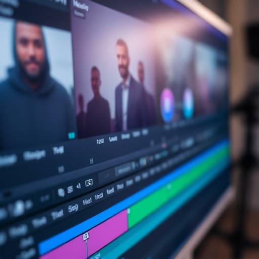 Interface du logiciel Final Cut Pro affichant une timeline et des outils d'édition